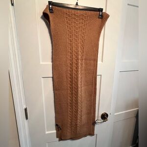 Torrid Tan Cable Knit Skirt